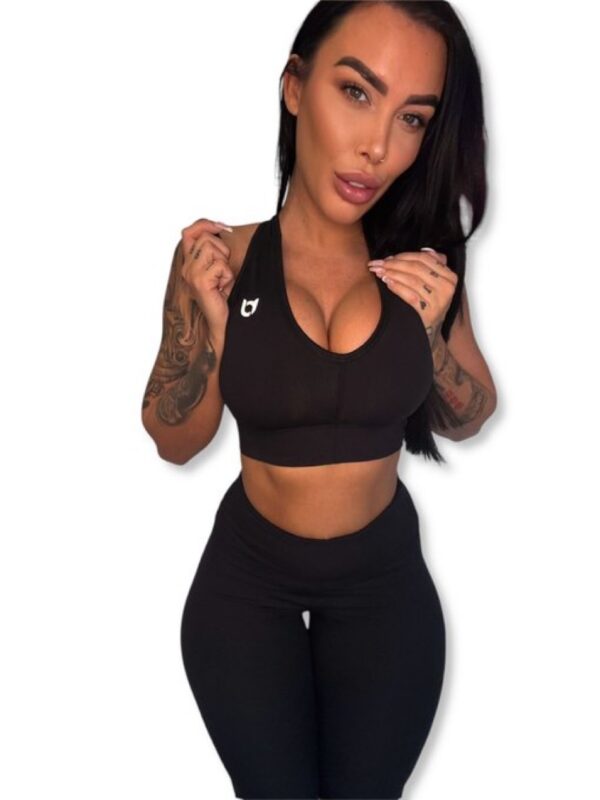 CORE Sports Bra in Midnight Black - Image 4