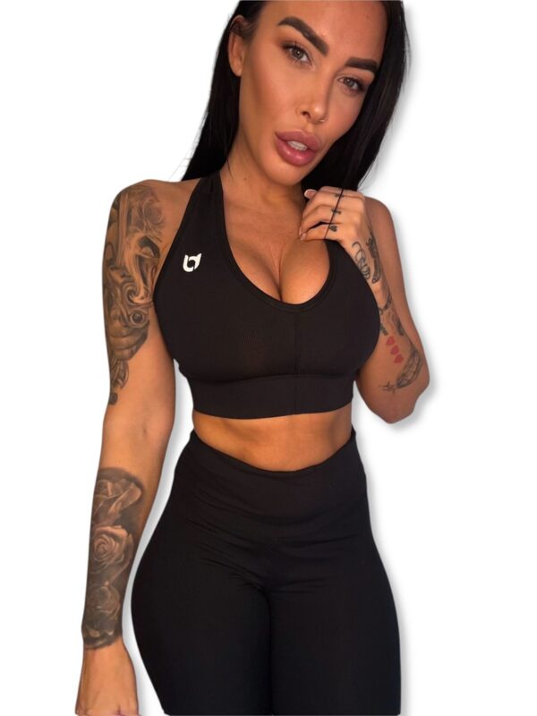 CORE Sports Bra in Midnight Black - Image 3